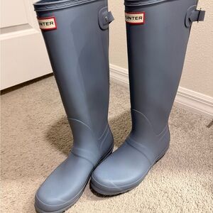 Hunter Light Blue Boots